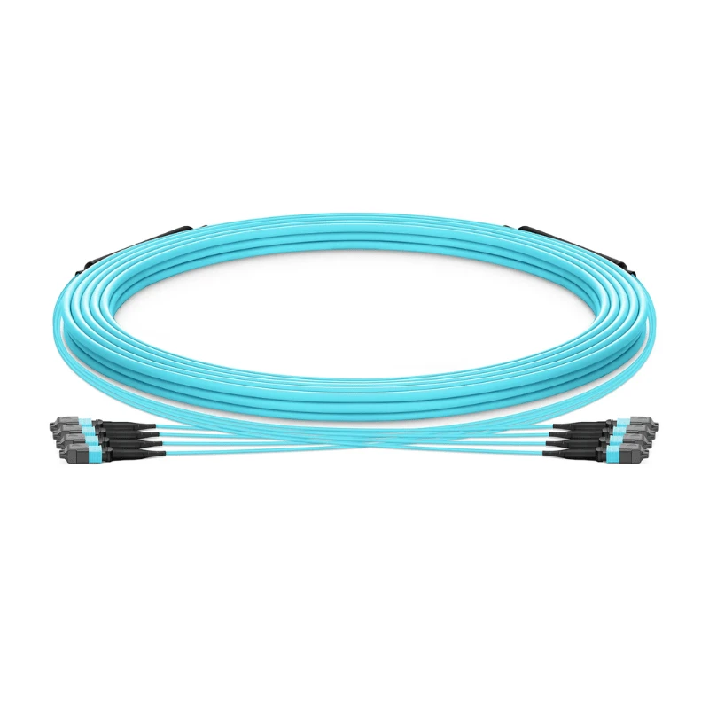 Cabo de fibra multimodo OM3 MPO