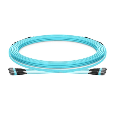 Cabo de fibra multimodo OM3 MPO
